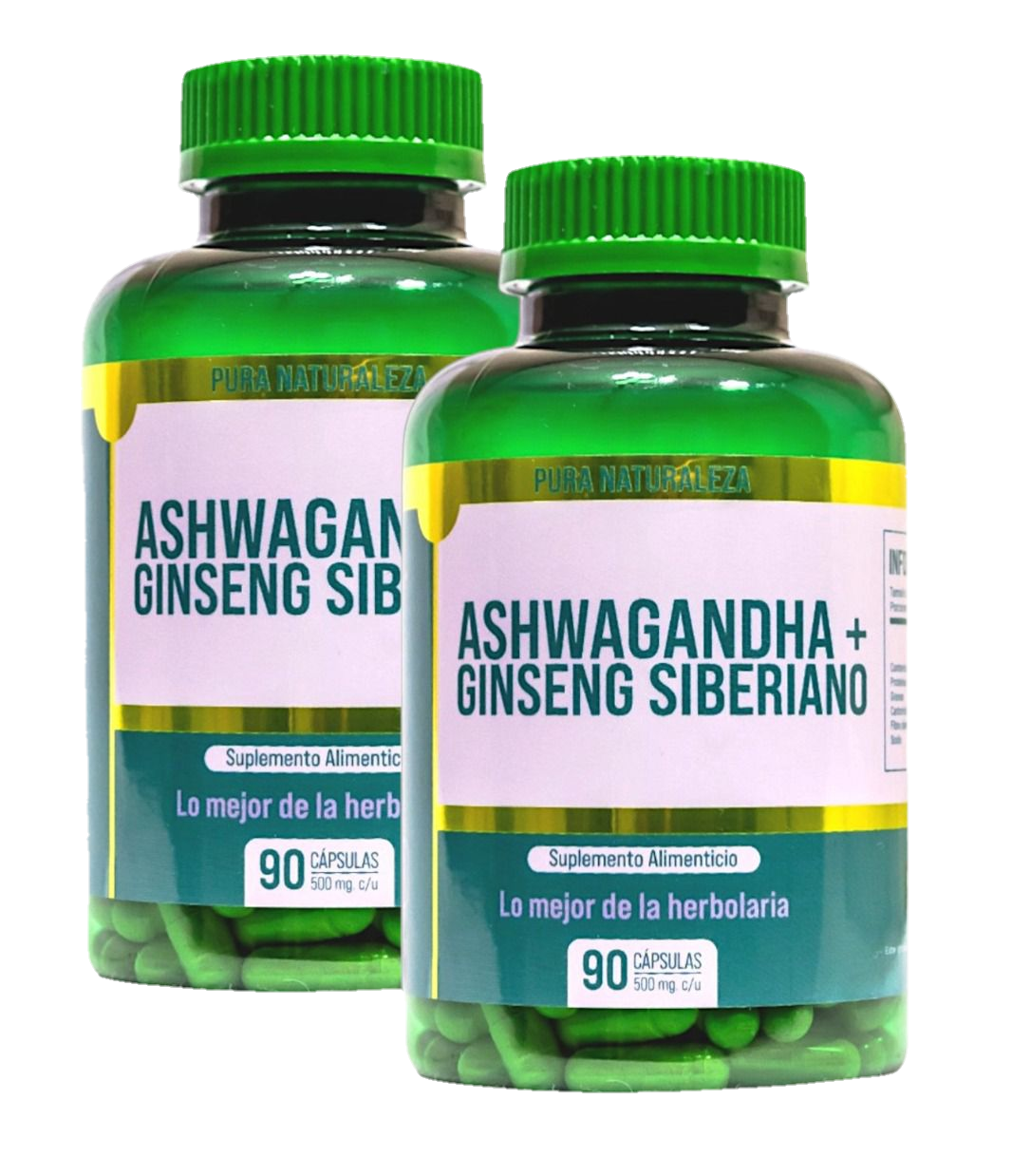 ASHWAGANDHA + GINSENG SIBERIANO (2x1)
