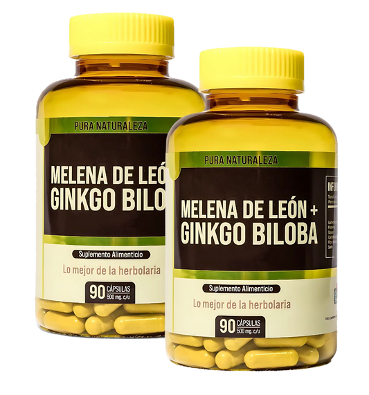 MELENA DE LEÓN + GINKGO BILOBA (2x1)