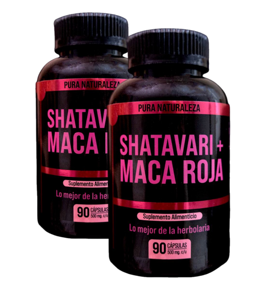 SHATAVARI + MACA ROJA (2x1)